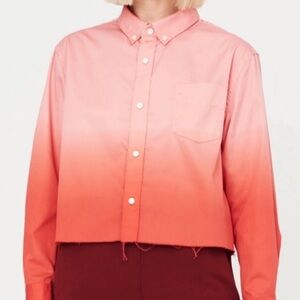 Raquel Allegra Orange Ombre Oxford